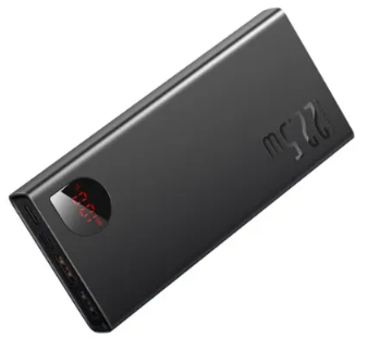 Baseus Powerbank Adaman Metal, 10000Mah, 22.5W (Czarny) - 3