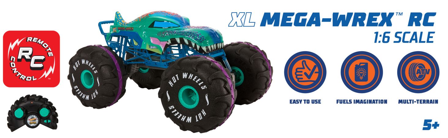 Hot Wheels Monster Trucks R/C Mega-Wrex 2