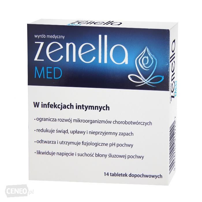 ZDROVIT Zenella Med tabletki dopochwowe 14 tabl
