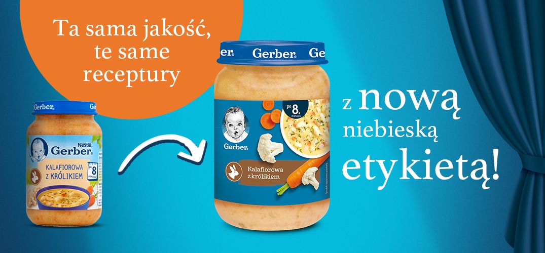 Gerber zupka kalafiorowa z królikiem - 2