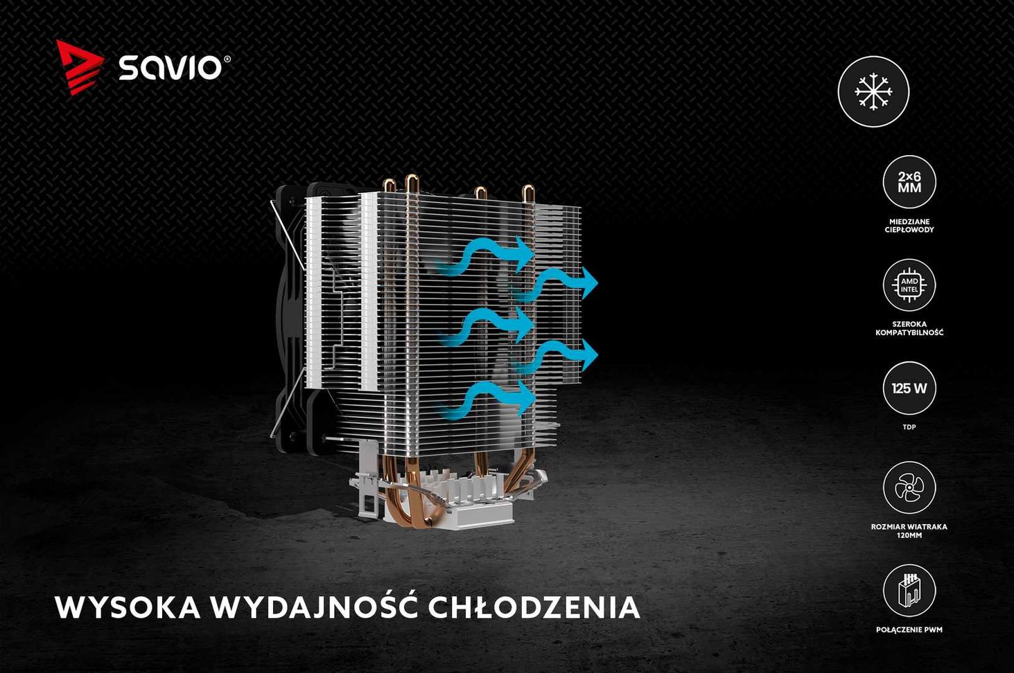 Wysoka wydajność chłodzenia