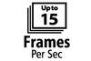 Canon EOS frames per sec ikona