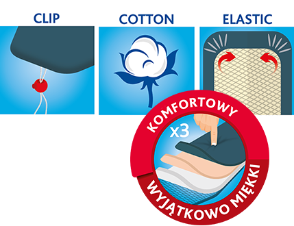 Vileda Comfort Plus - miękki i komfortowy