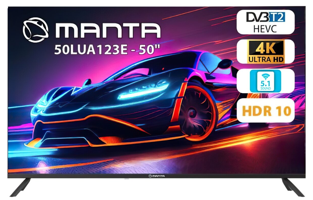 Telewizor LED Manta 50LUA123E 50 cali 4K UHD - 1