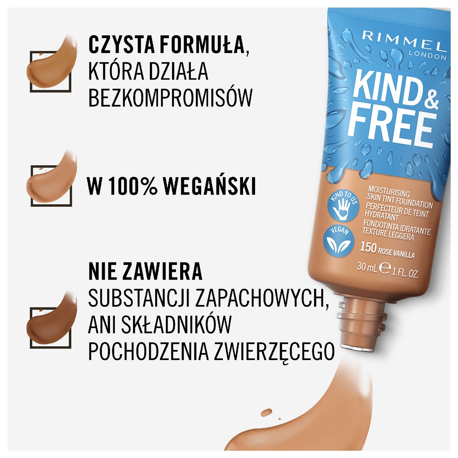 Rimmel Kind & Free lekki podkład
