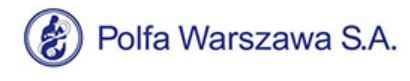 Polfa Warszawa logotyp