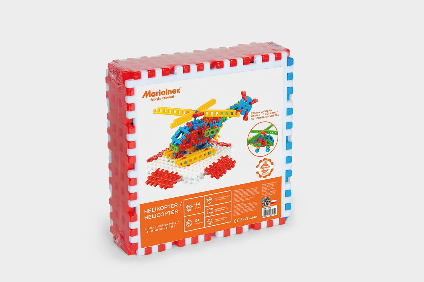 Marioinex Klocki Waflowe Helikopter 901830_2