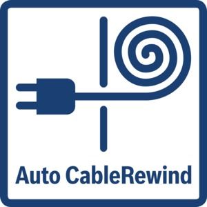 Automatyczne zwijanie kabla.