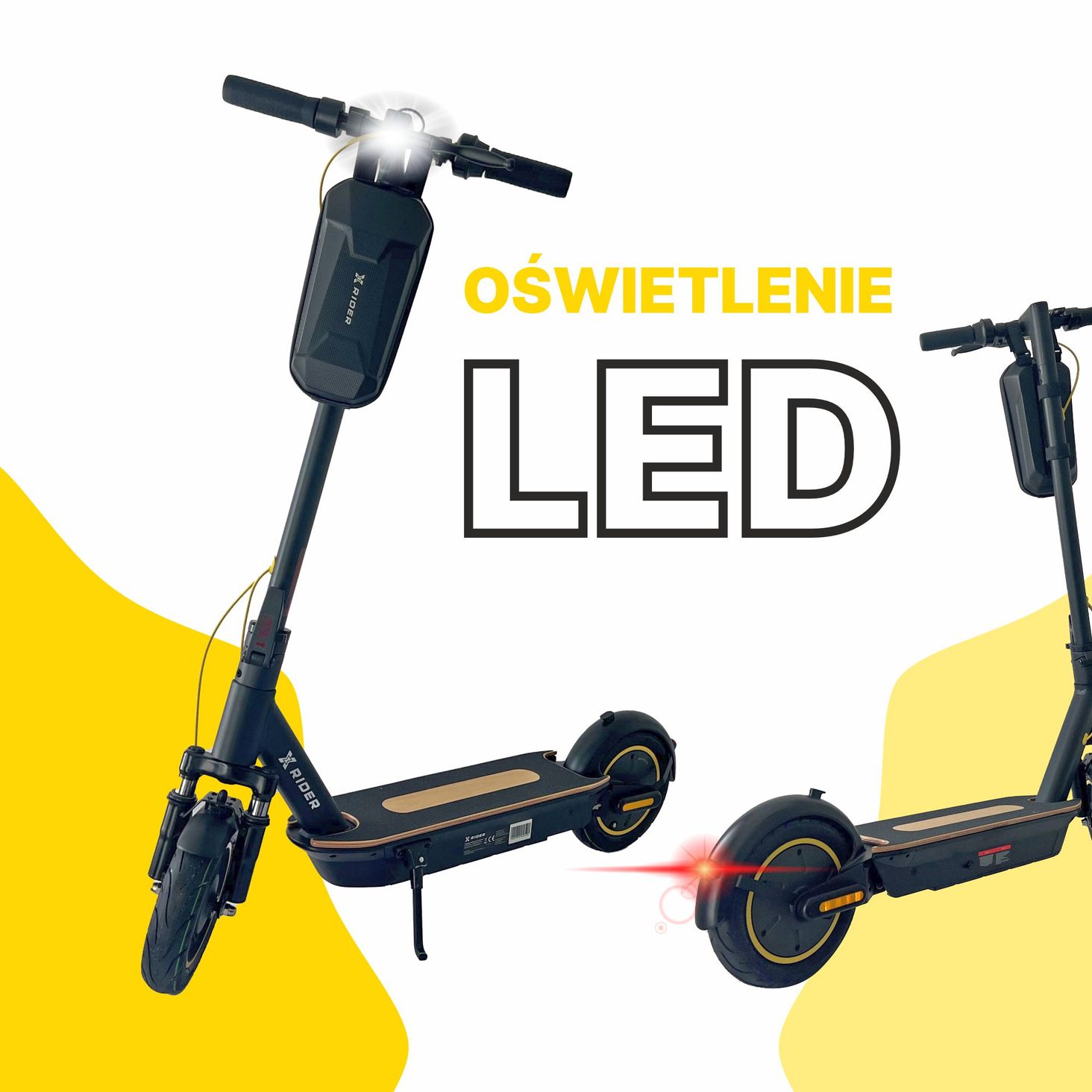 Manta XRIDER M10 Pro -Oświetlenie LED