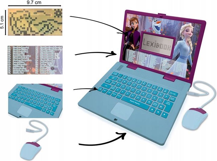 Laptop Edukacyjny Dwujęzyczny Frozen
