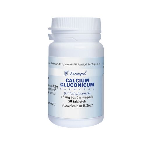 Calcium gluconicum 50 tabletek