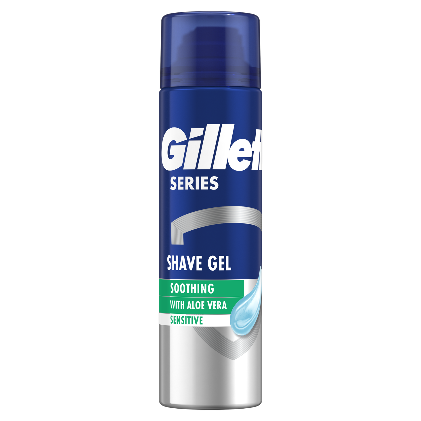 Gillette Series Kojący żel do golenia z aloesem, 200 ml