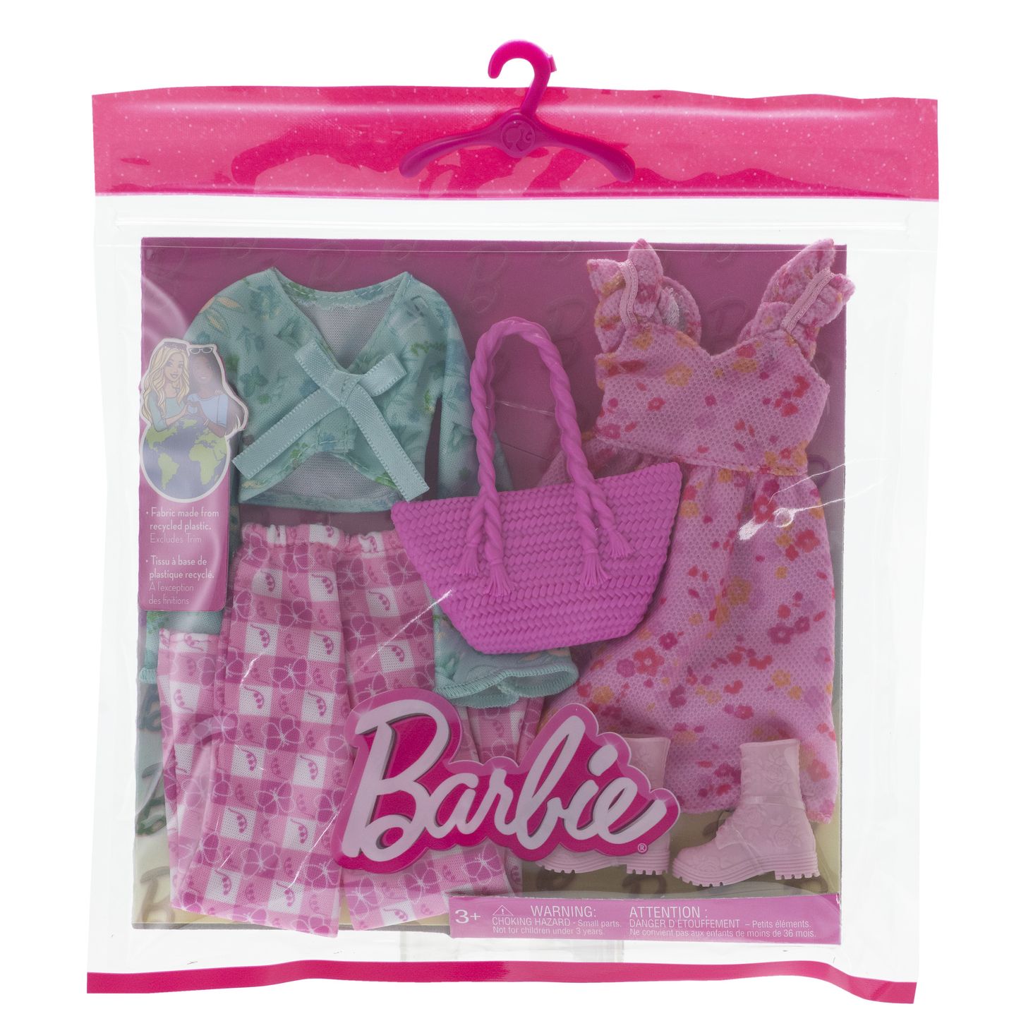 Barbie - Ubranka 2-pak z modnymi dodatkami 2