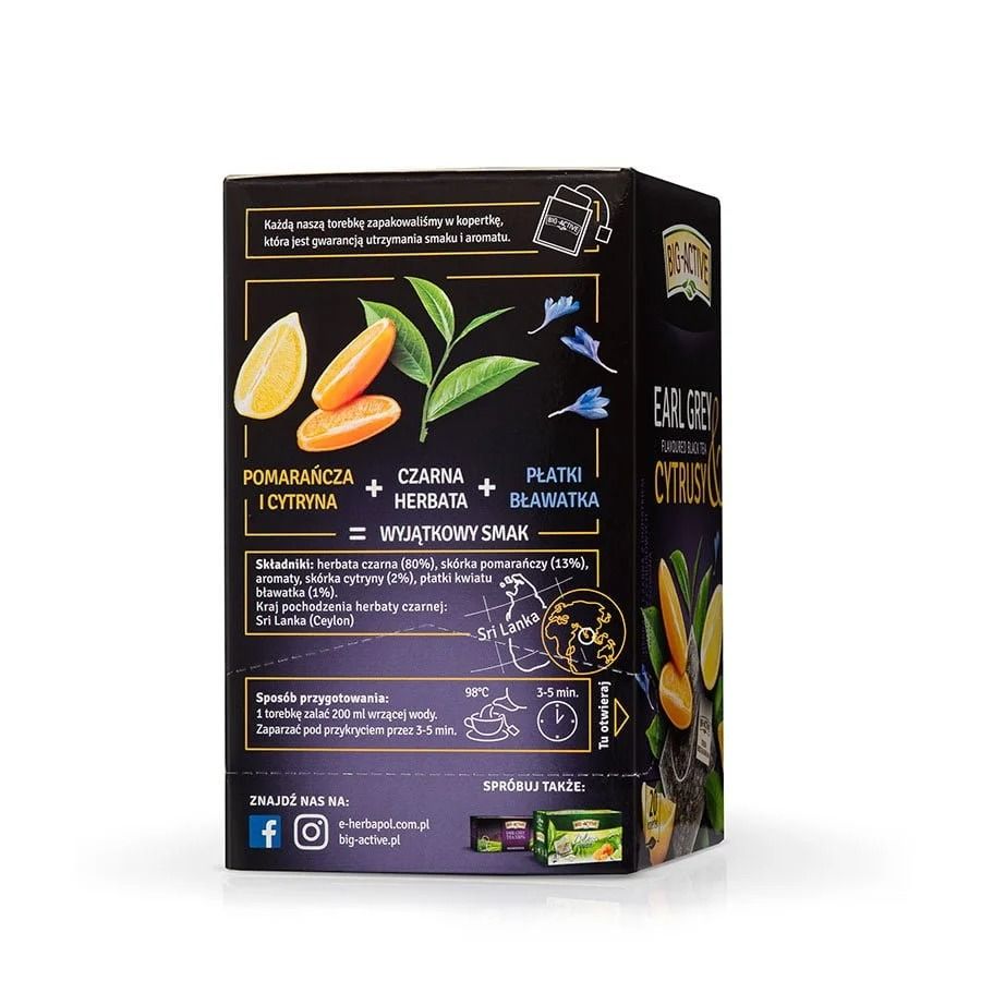 Big-Active Herbata czarna Earl Grey & cytrusy 2