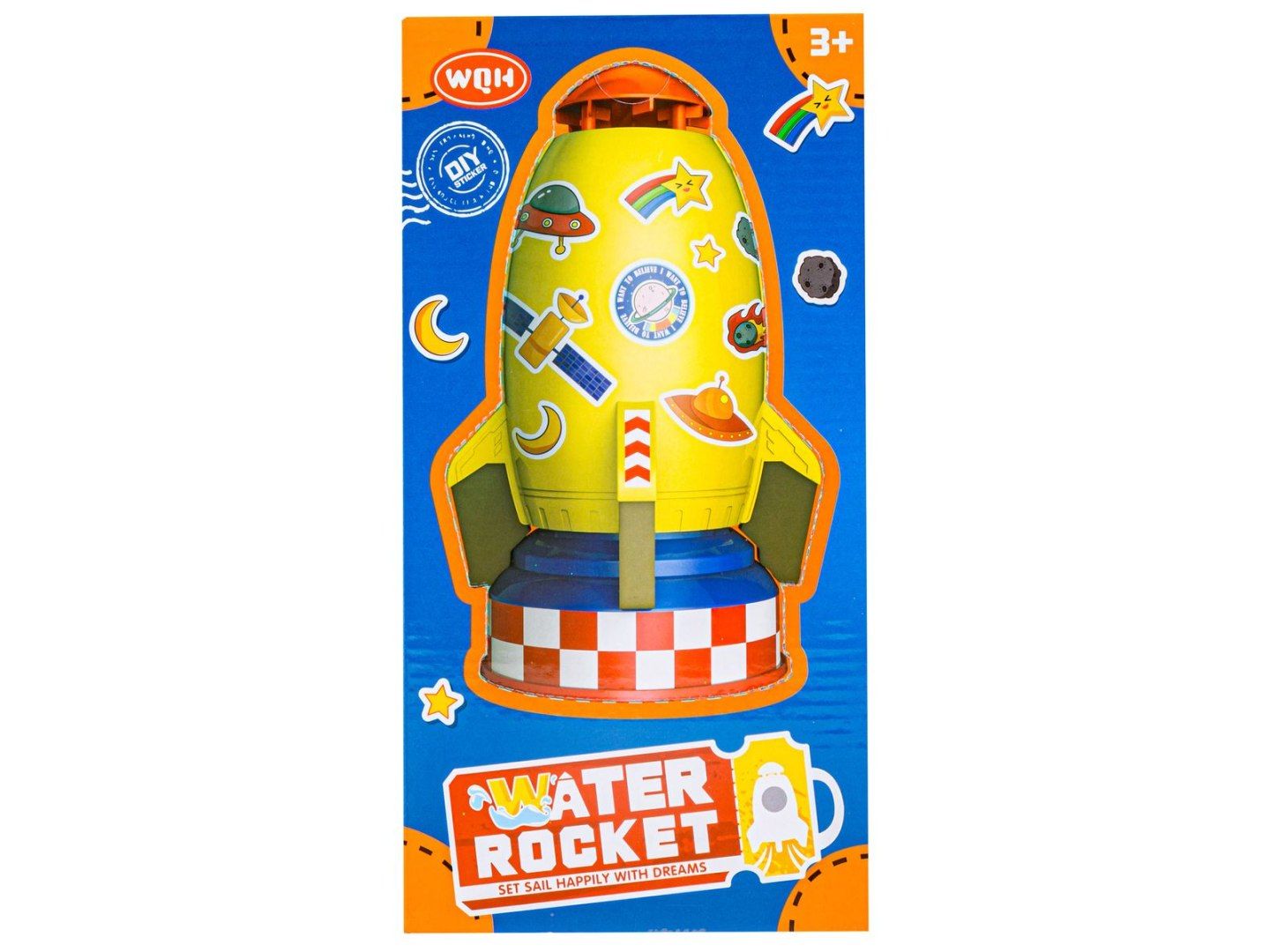 Rakieta Wodna Wyrzutnia rakiety wodnej Water Rocket Zraszacz Żółta