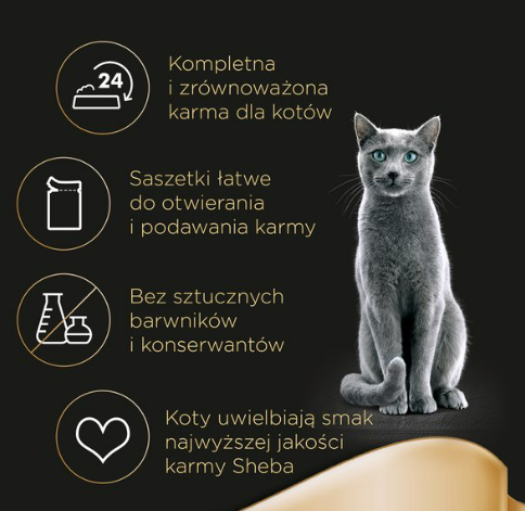 Sheba Selection In Sauce Smaki Drobiowe W Sosie 40X85G-2