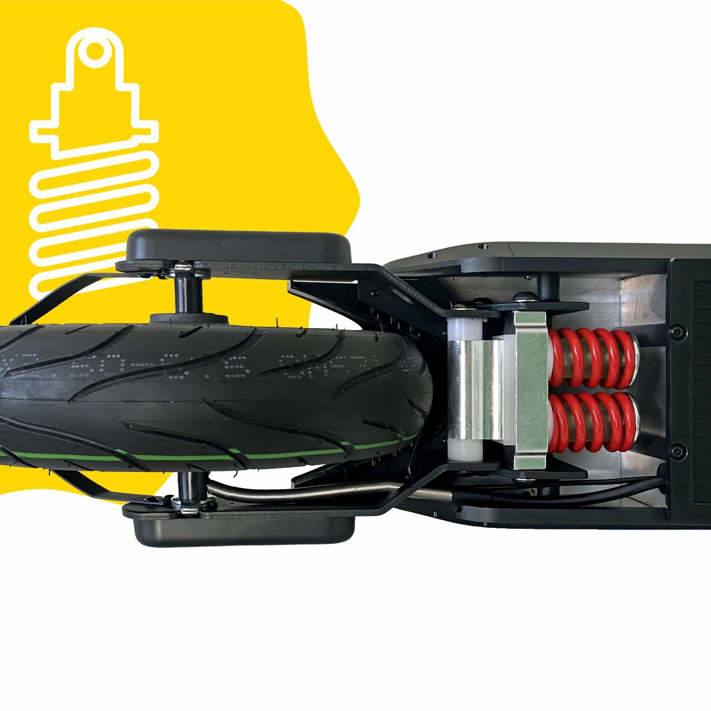 Manta XRIDER M10 Pro - podwójna amortyzacja