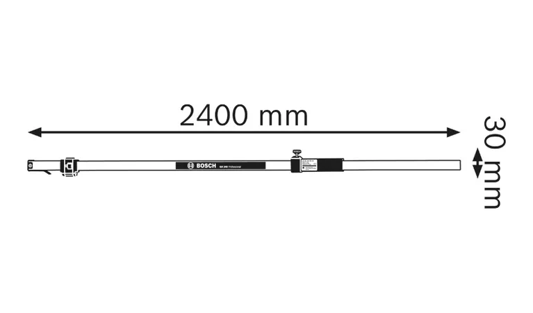 Bosch GR 240 Professional wymiary