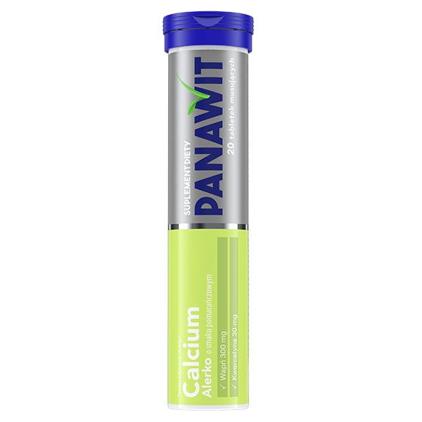 Panawit Calcium Alerko smak pomarańczowy 20 tabl