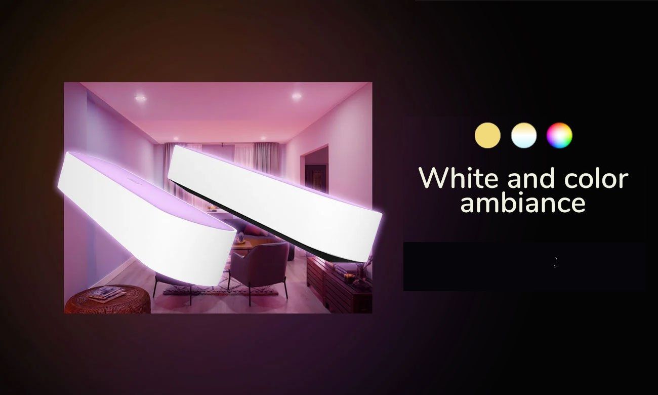Philips Hue White Lampa Play biała mostek - 1