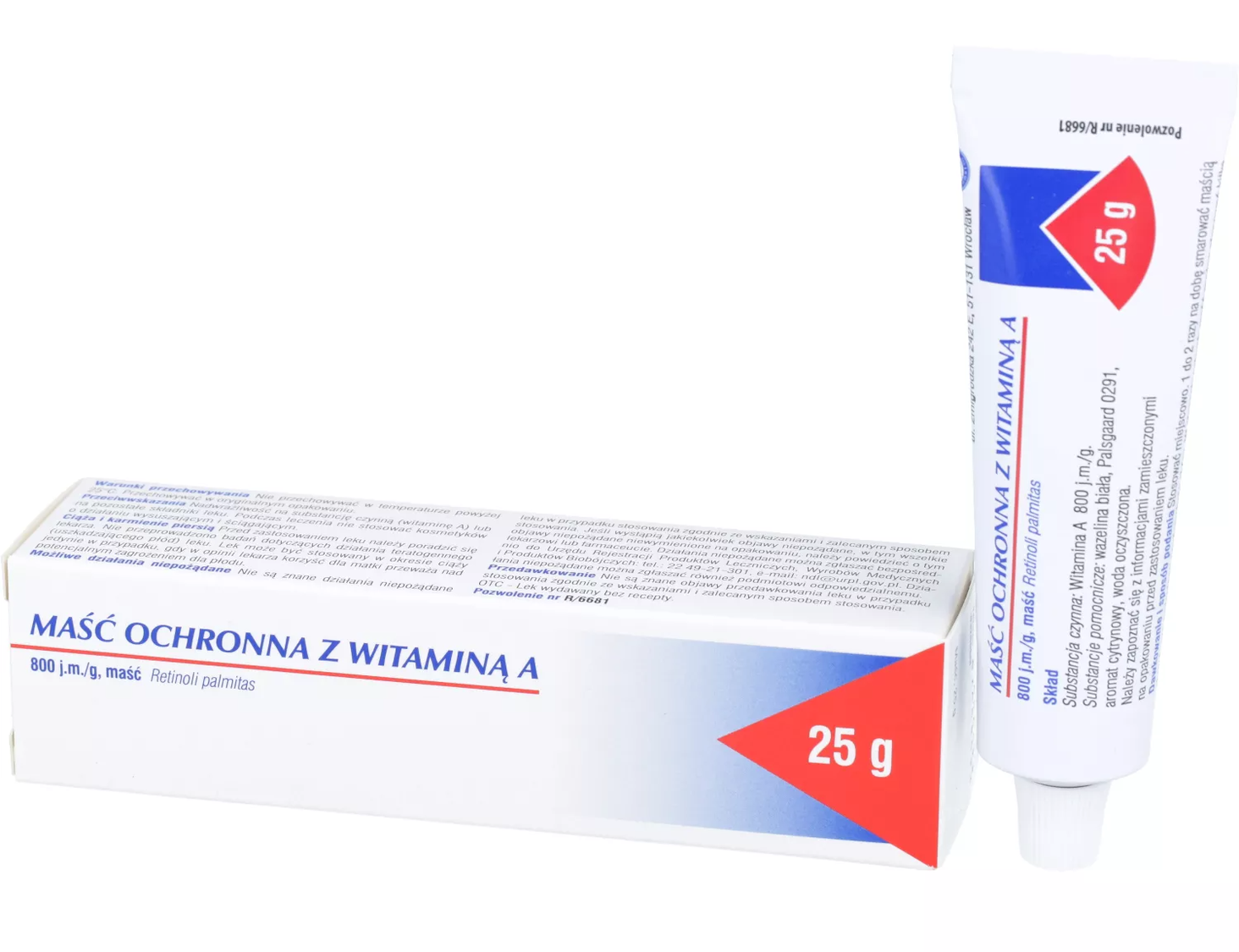 Hasco-Lek Maść ochronna z witaminą A na suchą skórę 25g