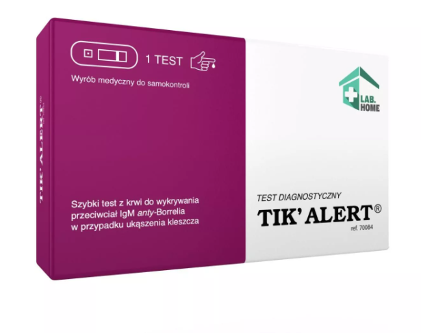 LABHOME TIK ALERT TEST NA BORELIOZĘ Z KRWI 1SZT