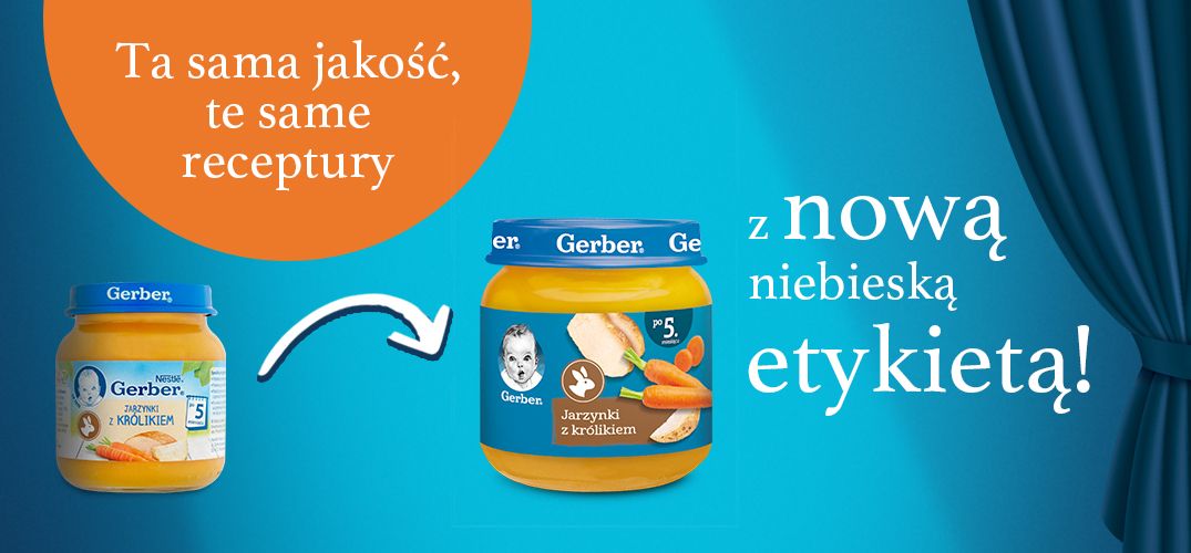 Gerber Jarzynki z królikiem - 2