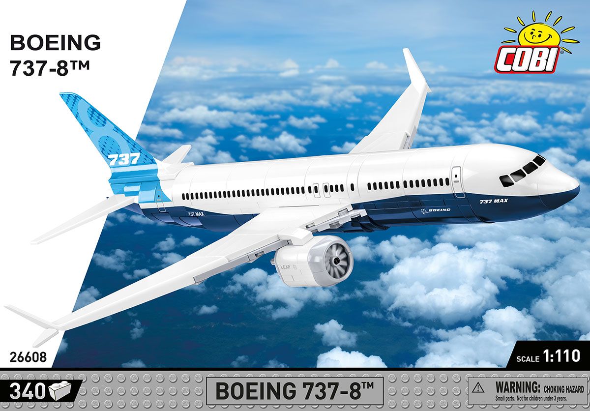 COBI Action Town Boeing 737-8 baner