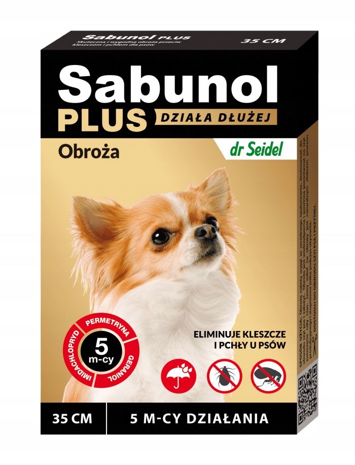 Sabunol Plus Obroża Dla Psów 35Cm