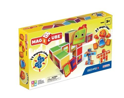 Geomag Klocki Magicube Roboty GEO-142