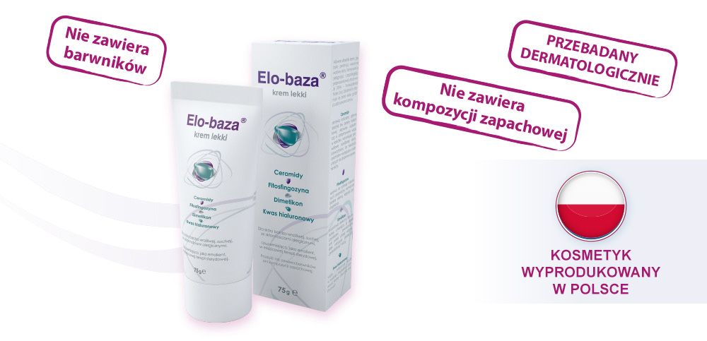 Elo-Baza Krem lekki 75 g - cechy