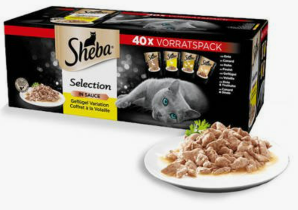 Sheba Selection In Sauce Smaki Drobiowe W Sosie 40X85G-4