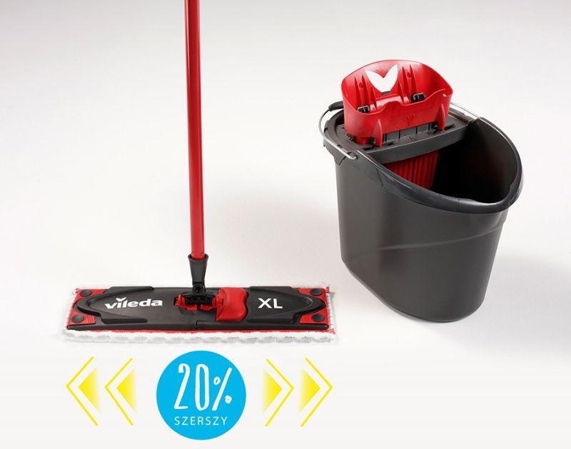 Vileda Zestaw Ultramax XL BOX mop płaski + wiadro - 6