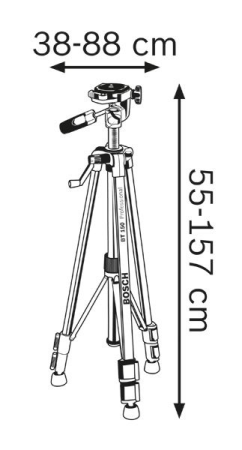 Bosch BT 150 Professional wymiary
