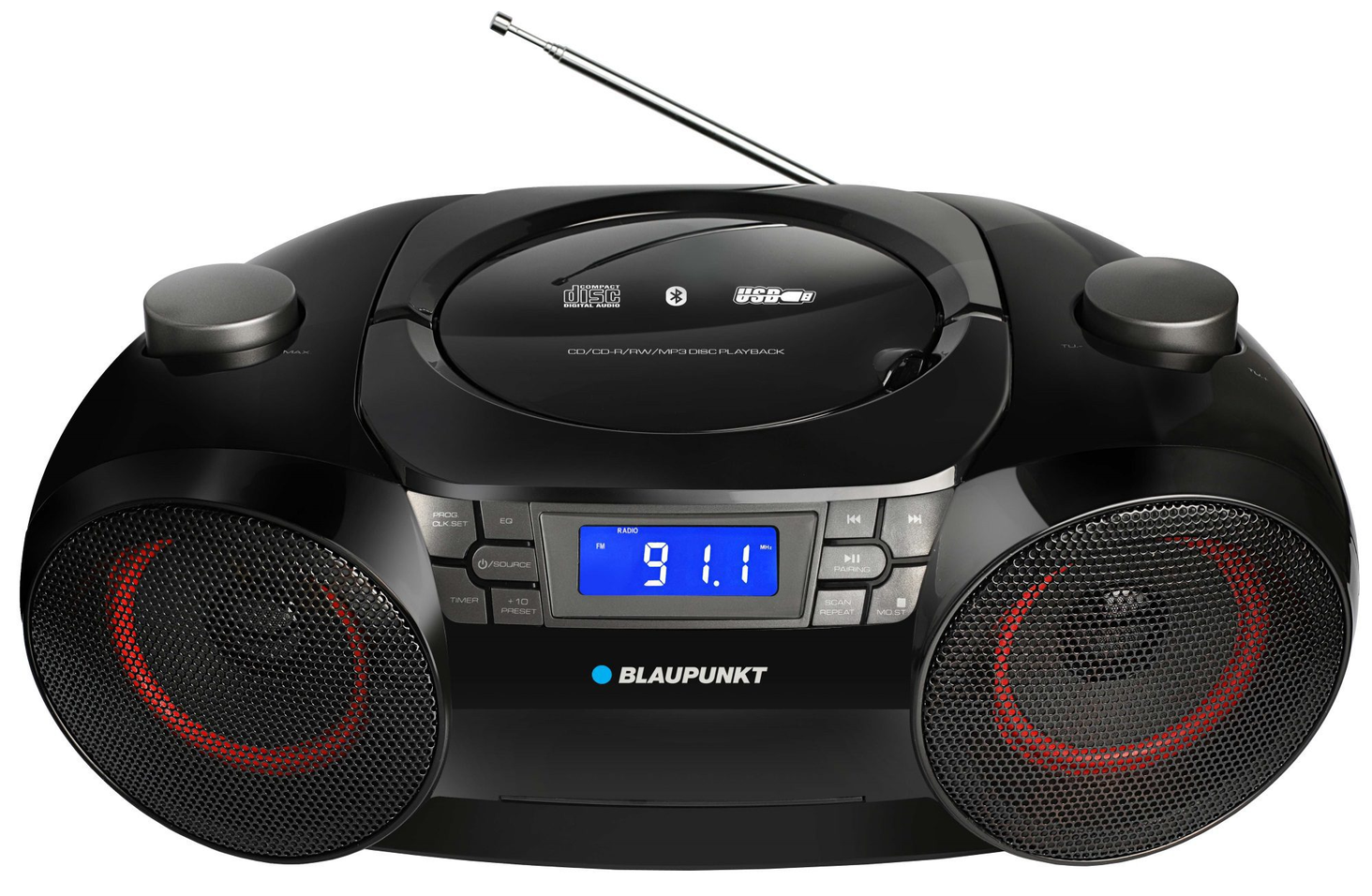 Przenośny radioodtwarzacz BT/FM/CD/MP3/USB BB30BT