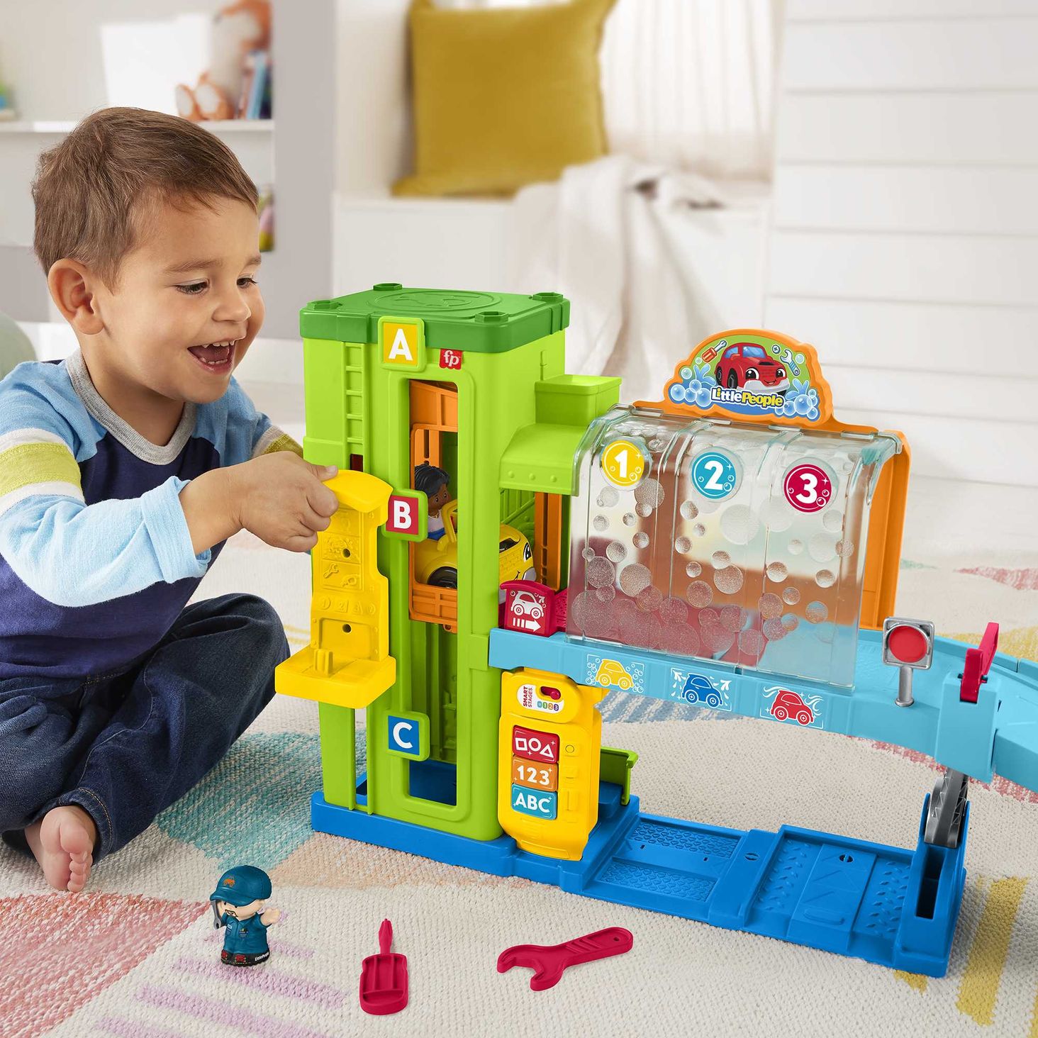 Little People Edukacyjna Myjnia samochodowa2