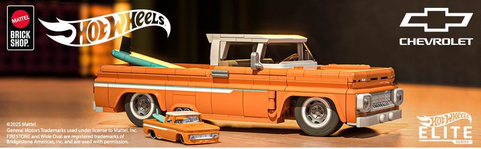 Mattel Brick Shop Klocki Hot Wheels Elite Series