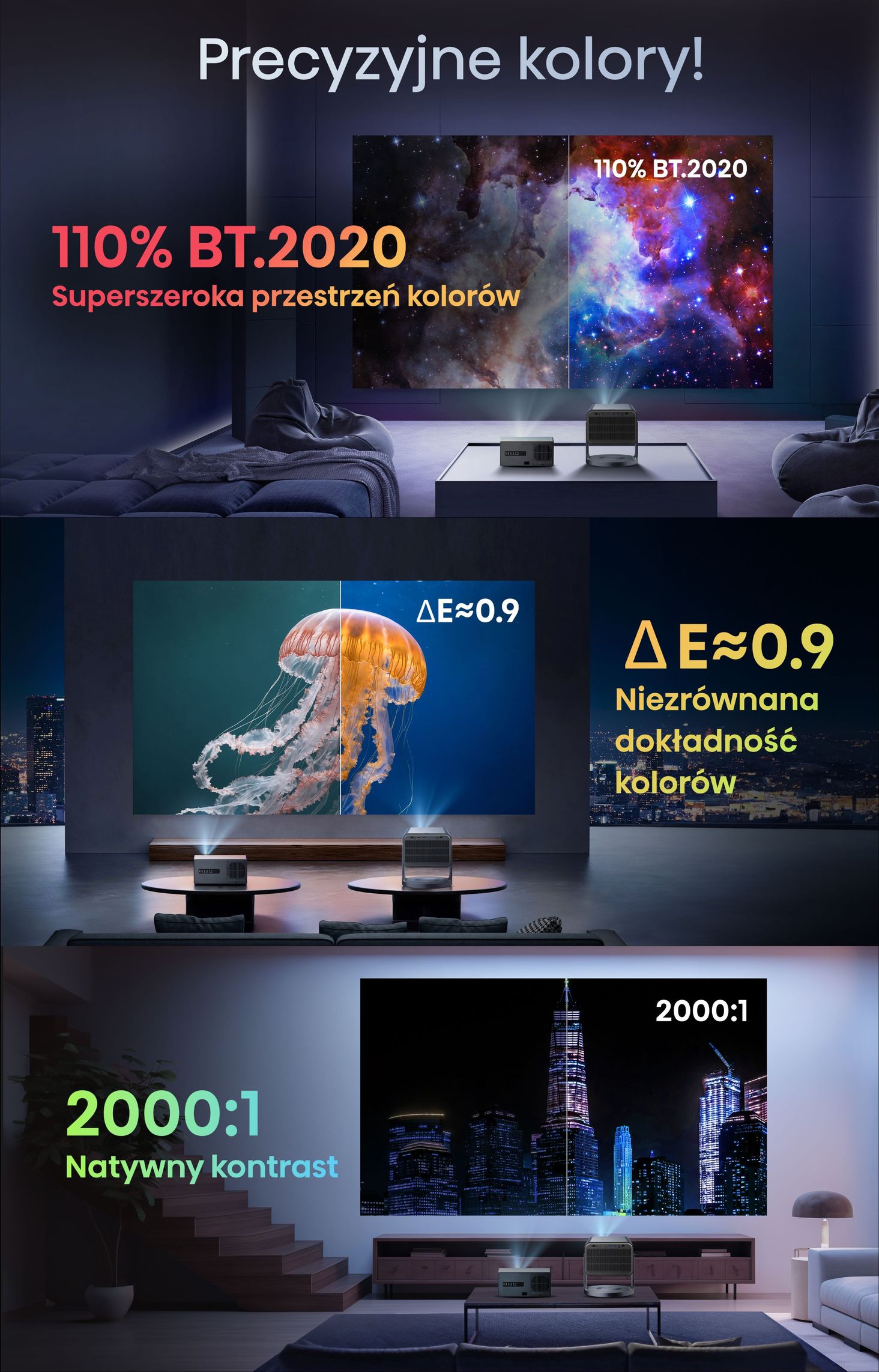 Hisense Niezrównana dokładność kolorów