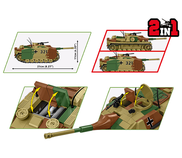 2285 Sturmgeschutz III Ausf. G skala