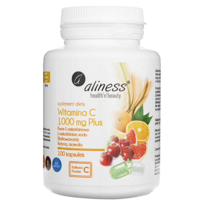 Aliness witamina C 1000 mg Plus 100kaps.