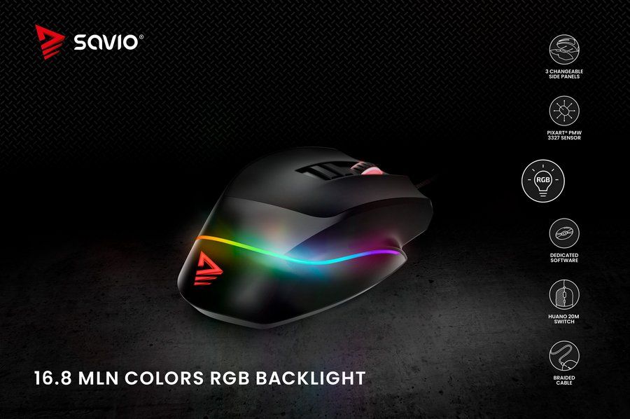 Pełne RGB 16,8 mln kolorów