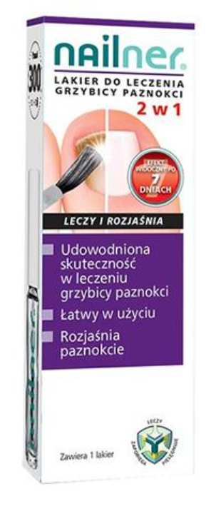 Nailner lakier do leczenia grzybicy paznokci 2w1 5ml - 2