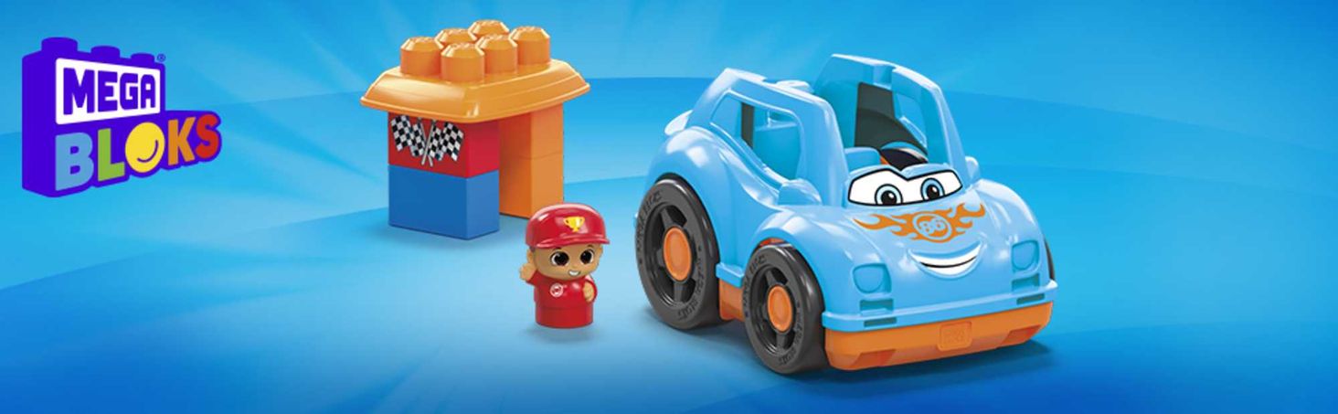 MEGA BLOKS Rajdowy Ricky Pojazd z klockami HKN41