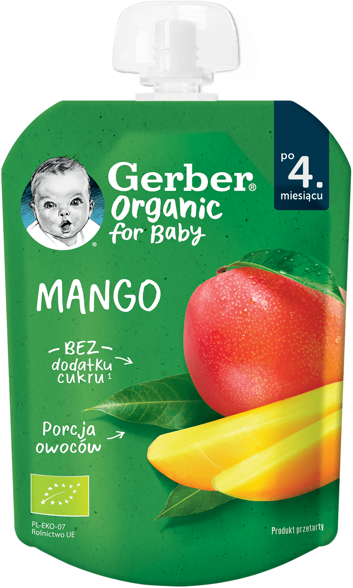 Gerber Organic Deserek W Tubce Mango - 1