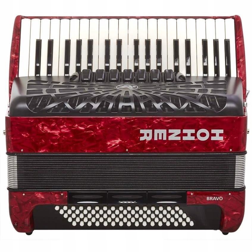 Hohner Bravo III 80 RED - 2