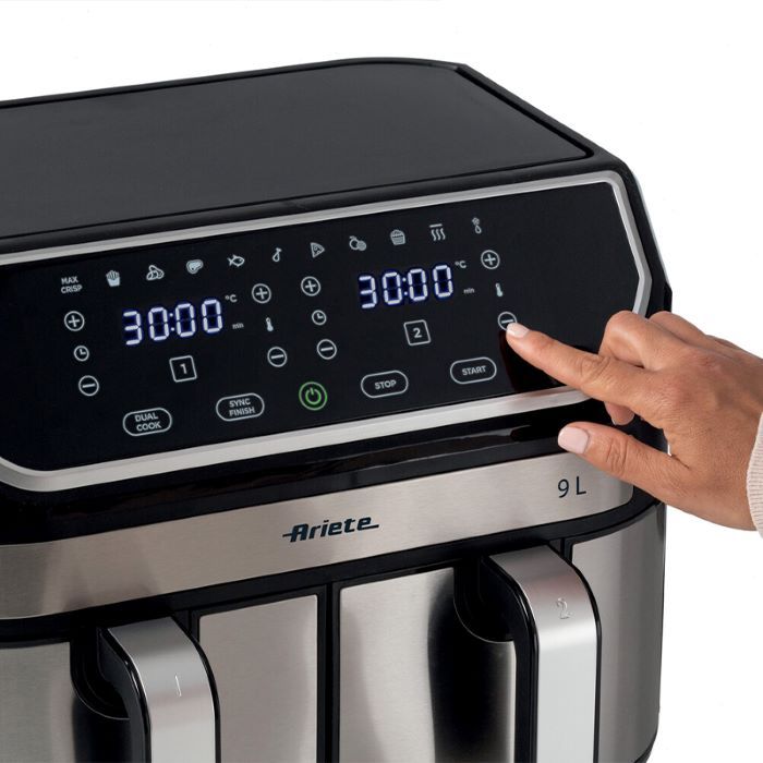 Ariete Air Fryer Dual Metal 4625/00 -zdjęcie 3