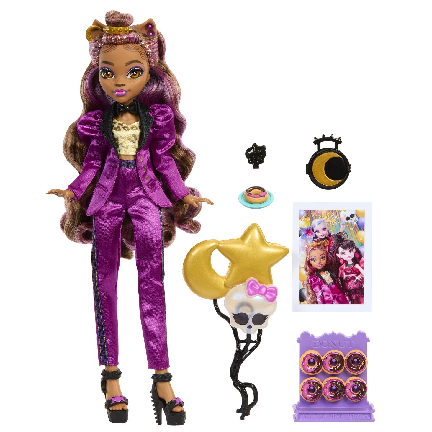 Monster High Upiorny bal Clawdeen Wolf Lalka 4