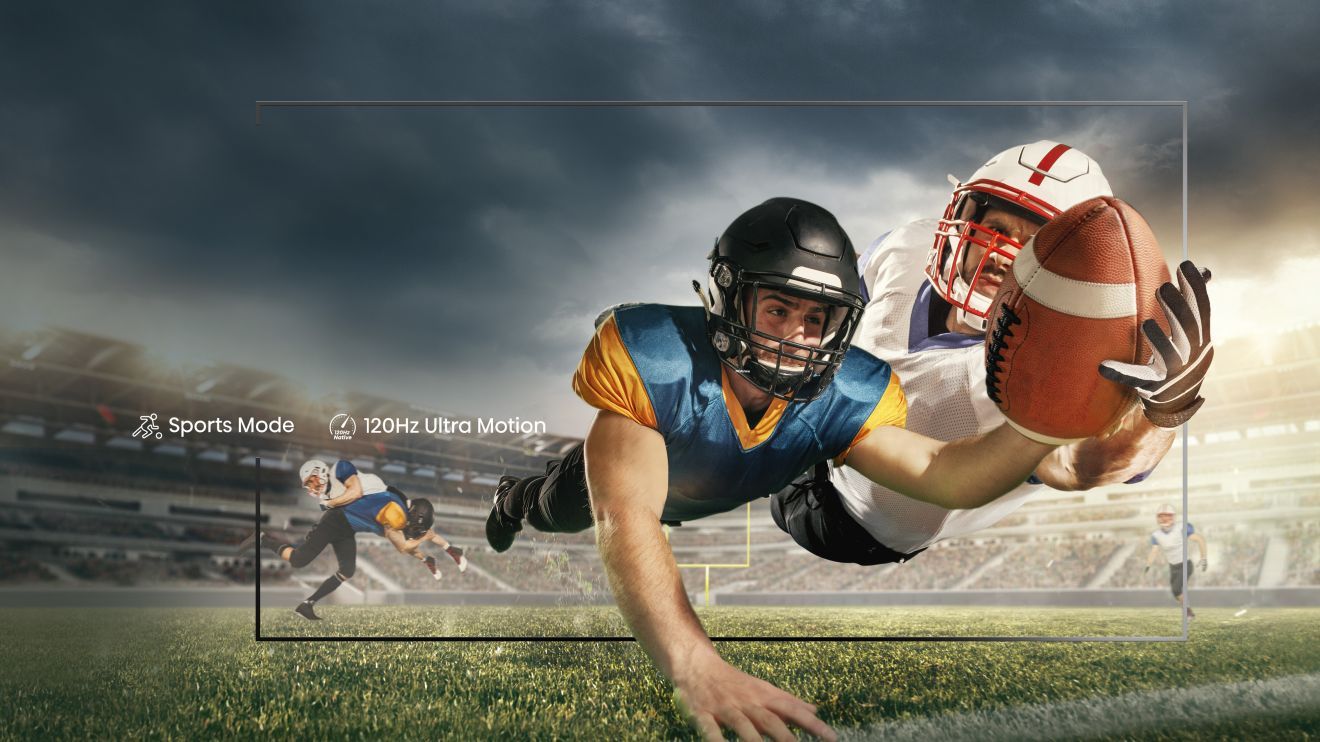 Hisense tv 120Hz Ultra Motion, tryb sportowy