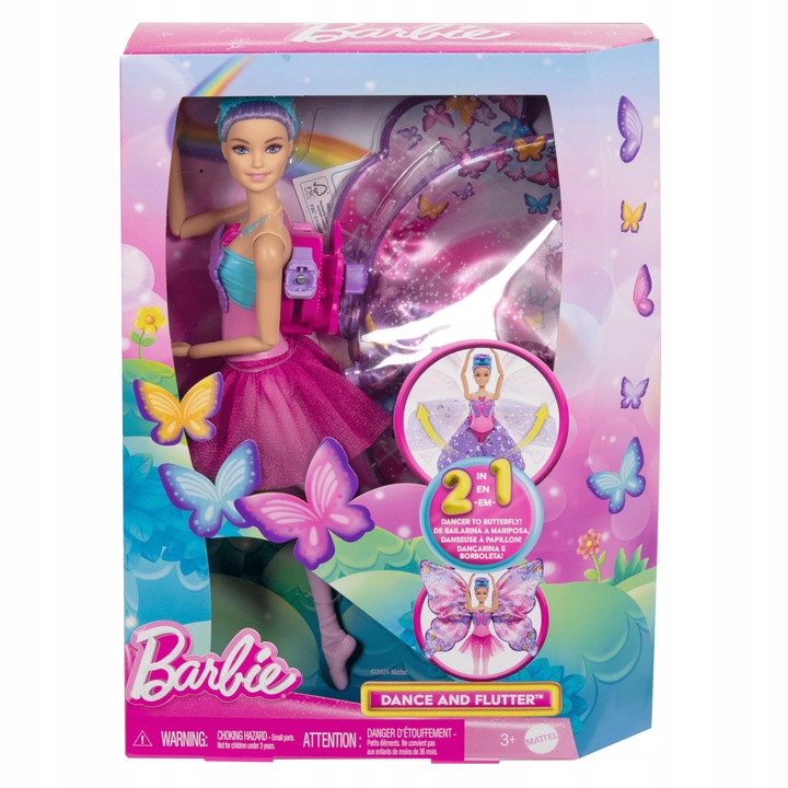 Barbie® Motylkowa baletnica z przemianą