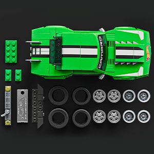 Mattel Brick Shop Klocki Hot Wheels Speed Series 2